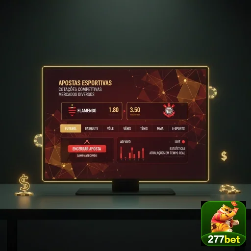 Tela do 277bet mostrando apostas em esportes variados.