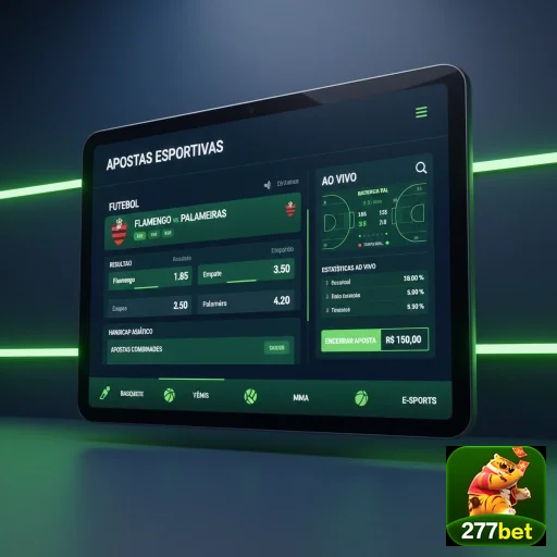 Tela de apostas do site 277bet com jogos atualizados.