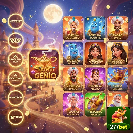 Título do jogo 'Jogo do Gênio' disponível na 277bet.