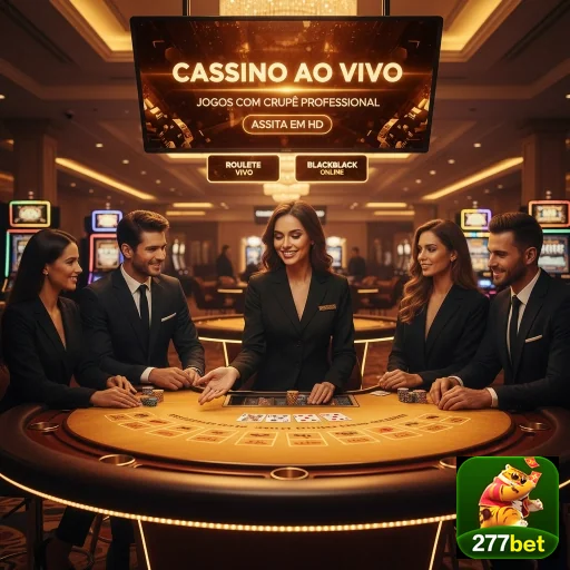 Jogadores em cassino ao vivo na 277bet com crupiês profissionais.