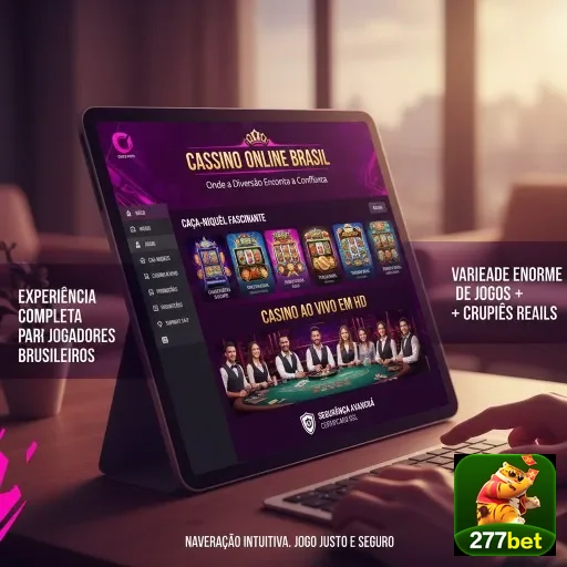 Interface do cassino online da 277bet com slots variados.