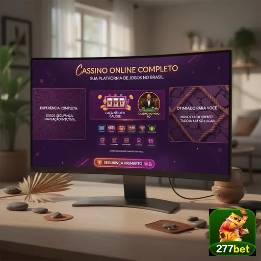 Tela de cassino online do 277bet com diversos slots.