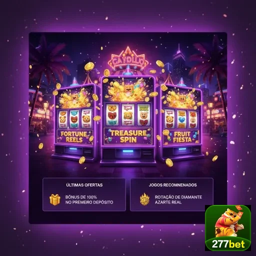 Imagem do 277bet destacando slot games com prêmios.