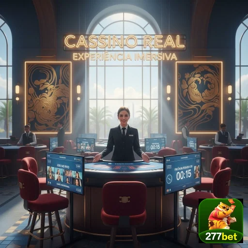 Operador em ambiente de cassino ao vivo da 277bet.