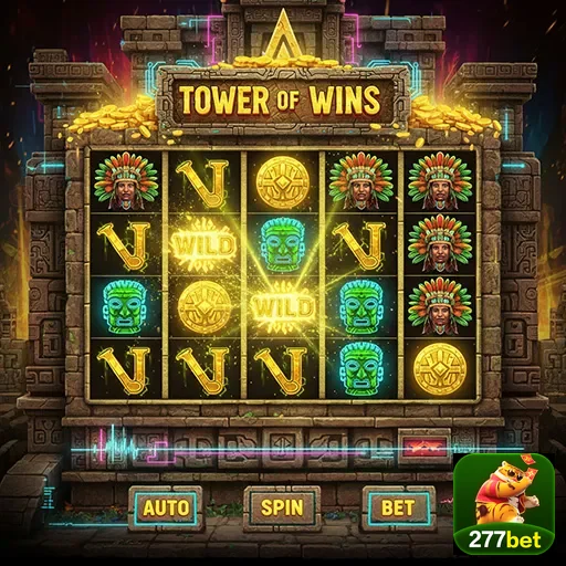 Tela do jogo 'Tower of Wins' no site 277bet.