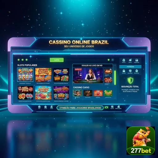 Interface da 277bet com gestão personalizada de conta.