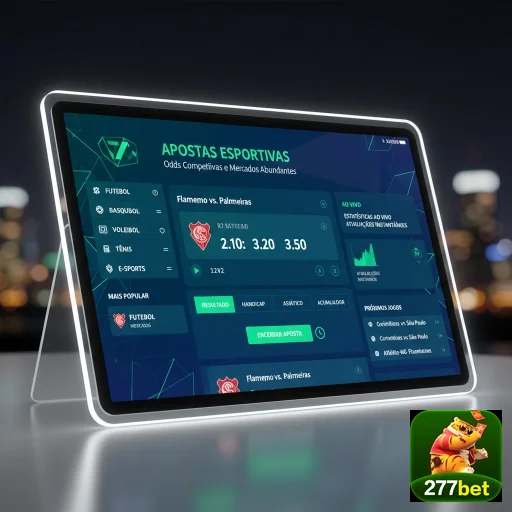 Tela de apostas da 277bet com odds para jogos de futebol.