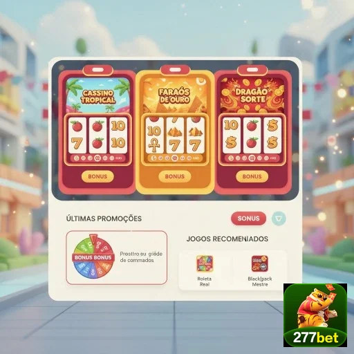 Interface de serviços VIP no site 277bet, com promoções.